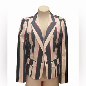 Chic Tommy Hilfiger Striped Stretch Blazer